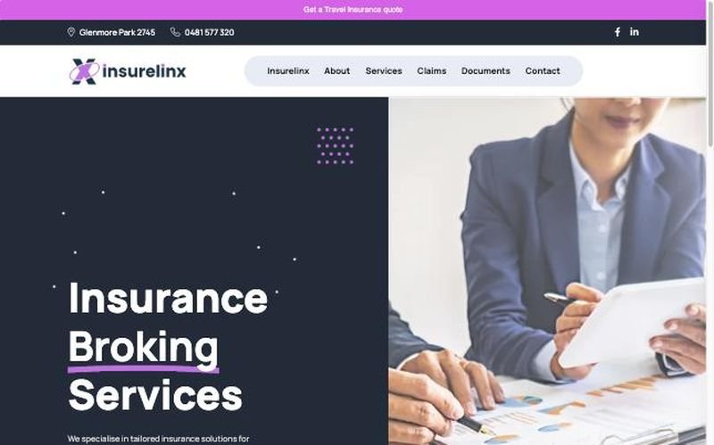 The Insurelinx website