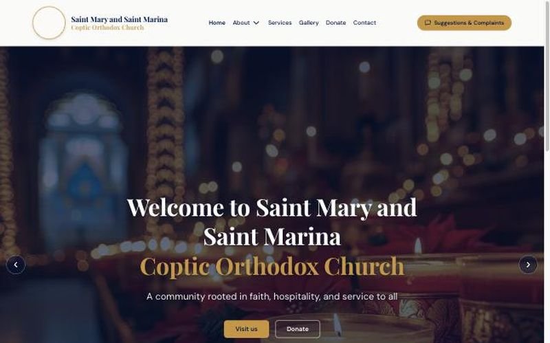 The St Mary & St Marina website